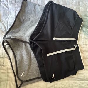 2 pair Puma Black and Gray Shorts Set